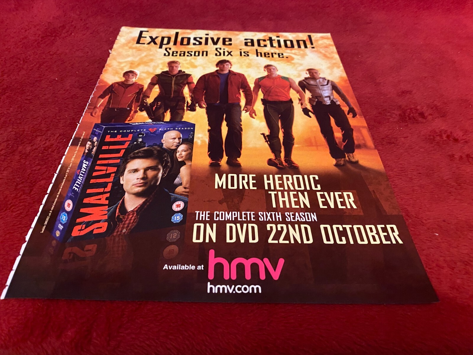 PADA8 ADVERT 11X9 SMALLVILLE SIXTH SEASON