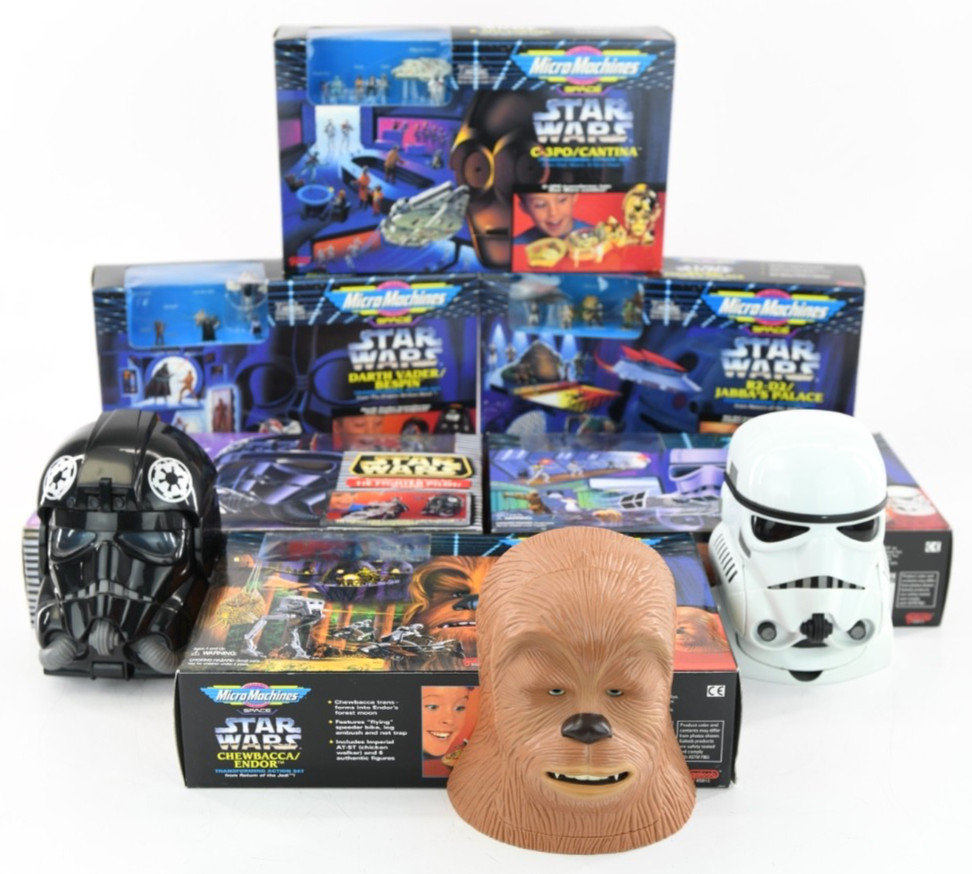 6 1994 Galoob Star Wars Micro Machines Transforming Action Sets - Full Sets
