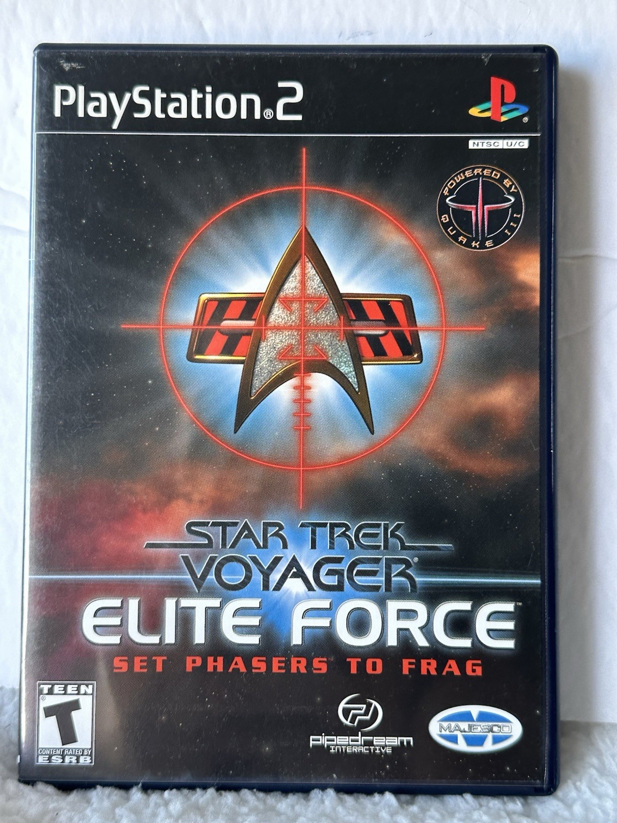 Star Trek Voyager Elite Force PS2 PlayStation 2 Complete CIB Manual NTSC
