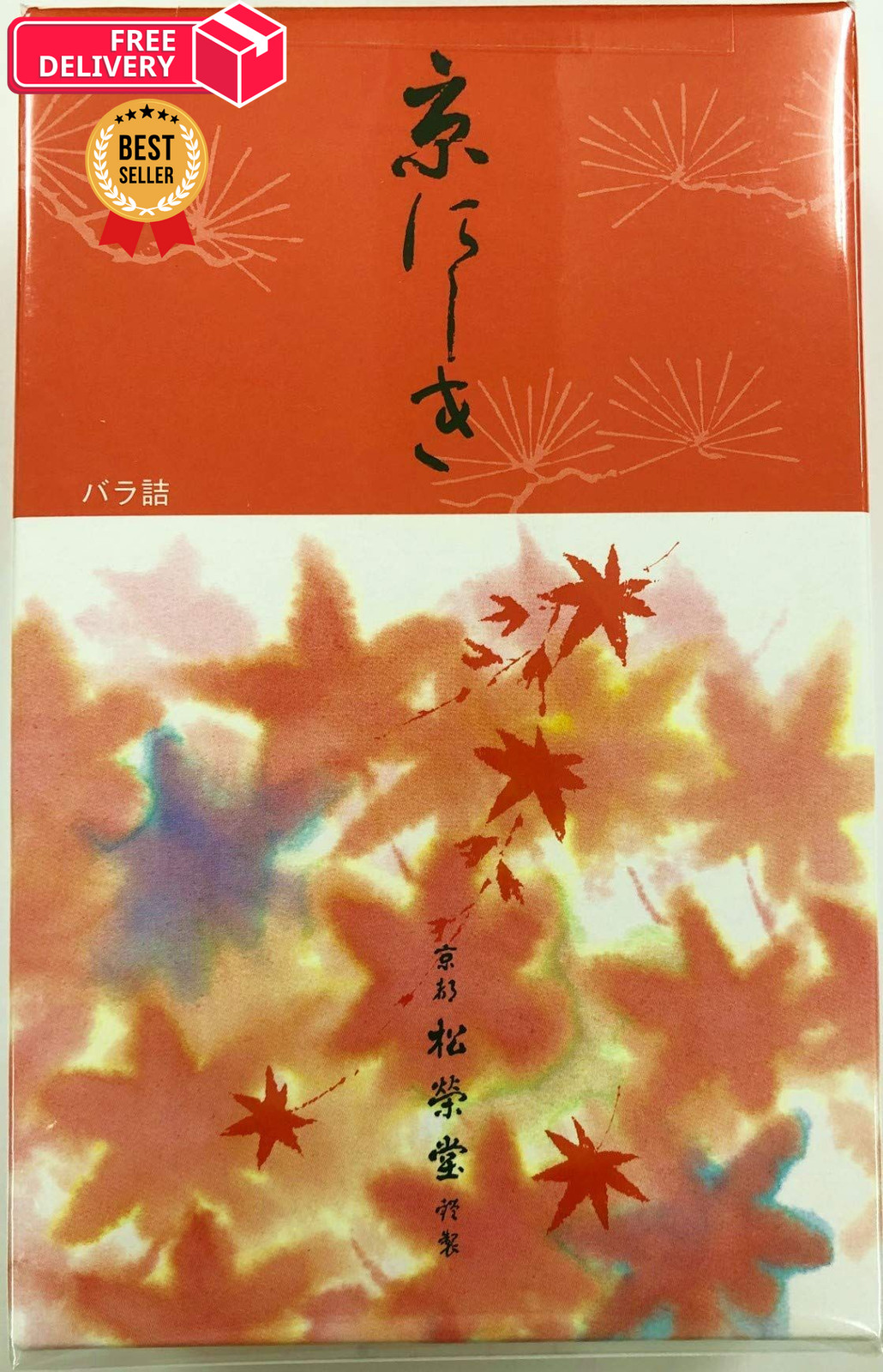Shoyeido's Kyoto Autumn Leaves Incense, 450 Sticks - 13.5 cm, Green