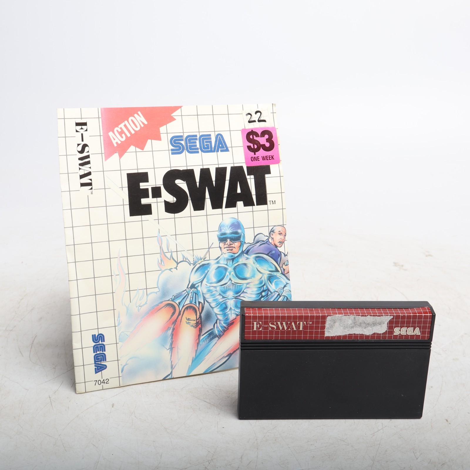 E-SWAT Sega Master System No Manual
