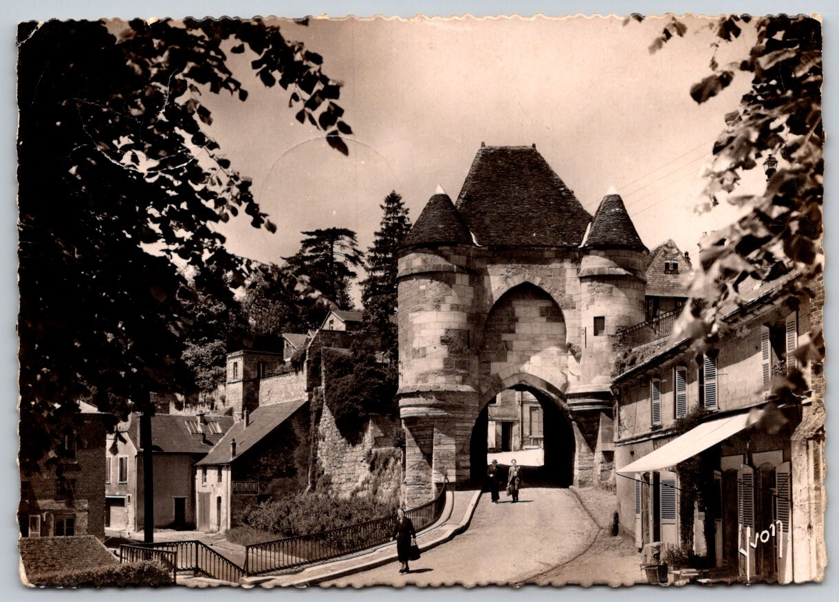 CPA LAON (Aisne) La porte d'Ardon RPPC Real Photo Postcard Stamped