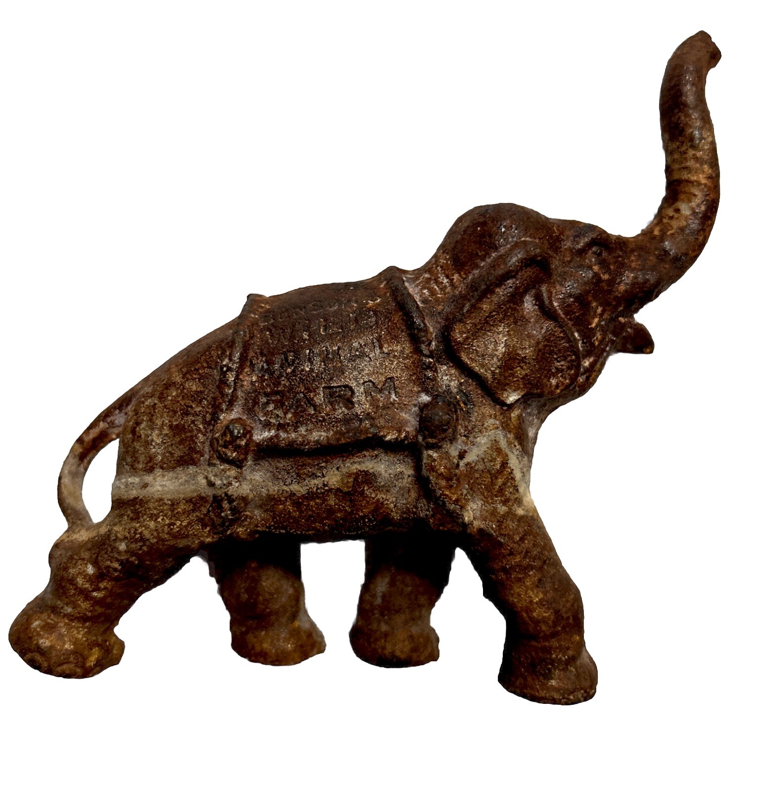 Ant Benson’s Wild Animal Farm Nashua New Hampshire Cast Iron Elephant Souvenir