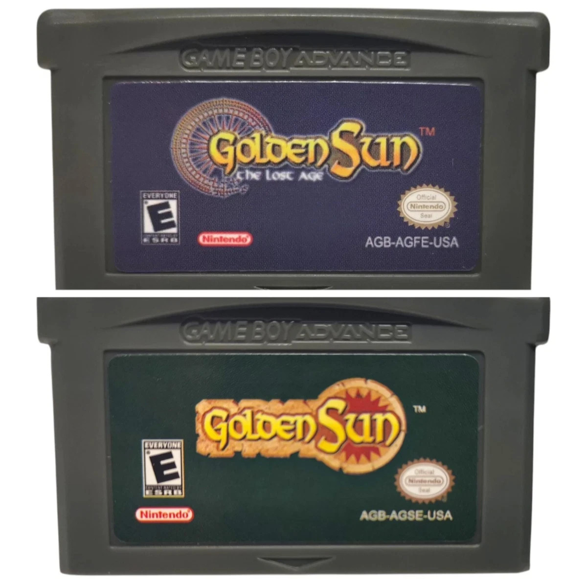 Golden Sun+Golden Sun-The Lost Age Games For Game boy Advance (GBA) Fast Ship