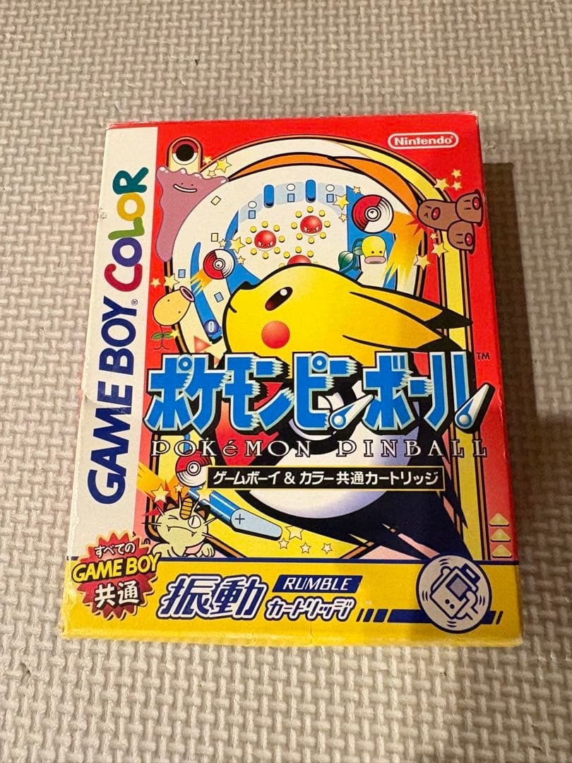 Nintendo Pokemon Pinball Vibration Cartridge Game Boy Game Boy Color