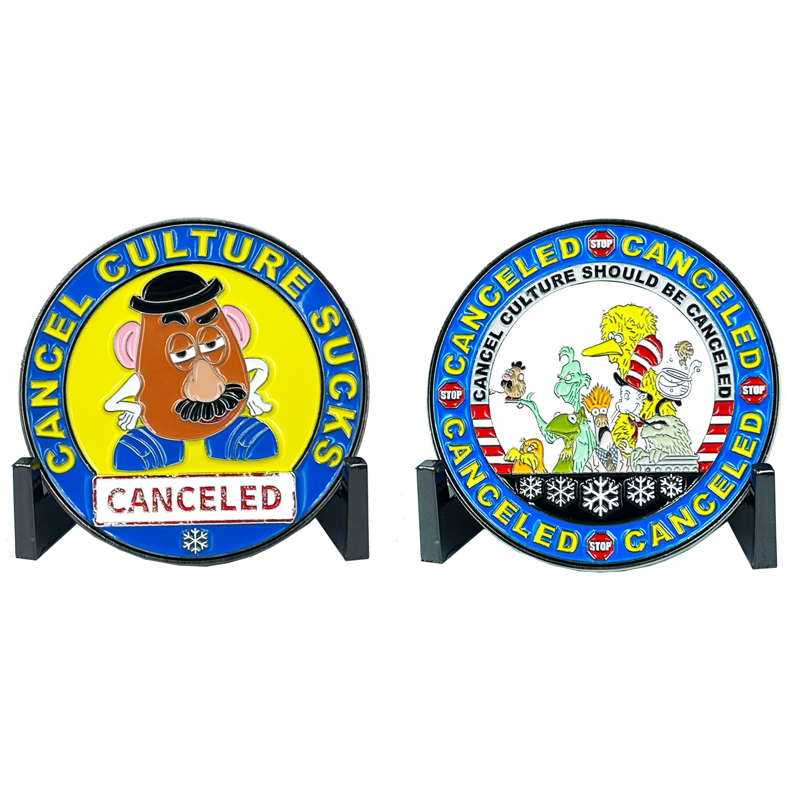 BL2-006 Cancel Culture Triggered Snowflake Challenge Coin