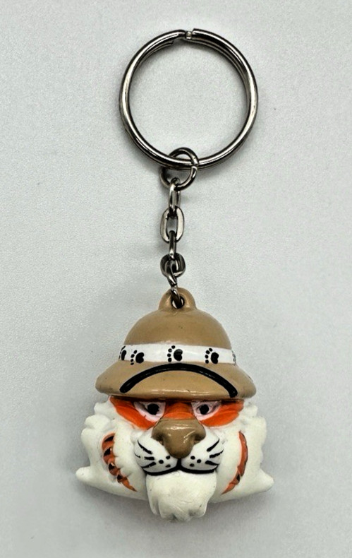 New Vintage Tiger Exxon Keychain Put A Tiger In Your Tank Promotion Safari 1997