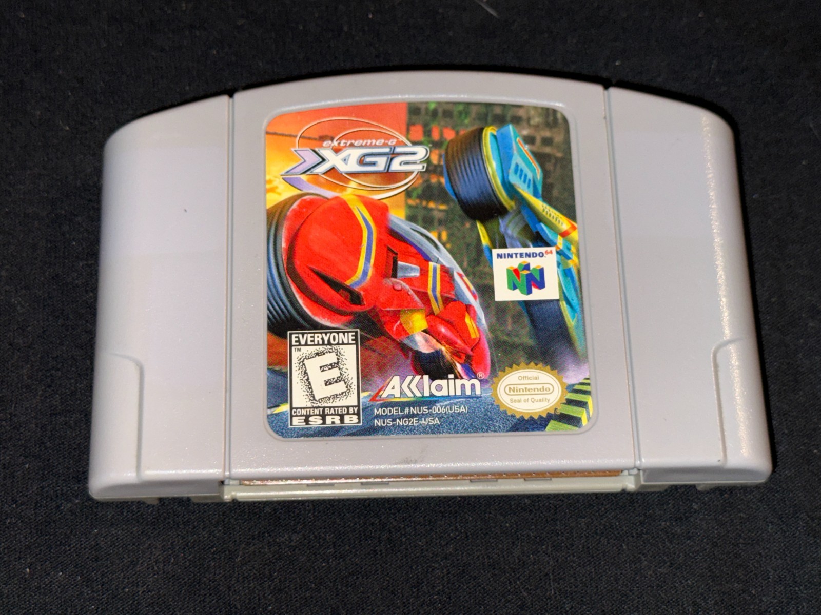 Extreme-G 2 XG2 (Nintendo 64, 1998) Cleaned / Tested / Authentic - N64