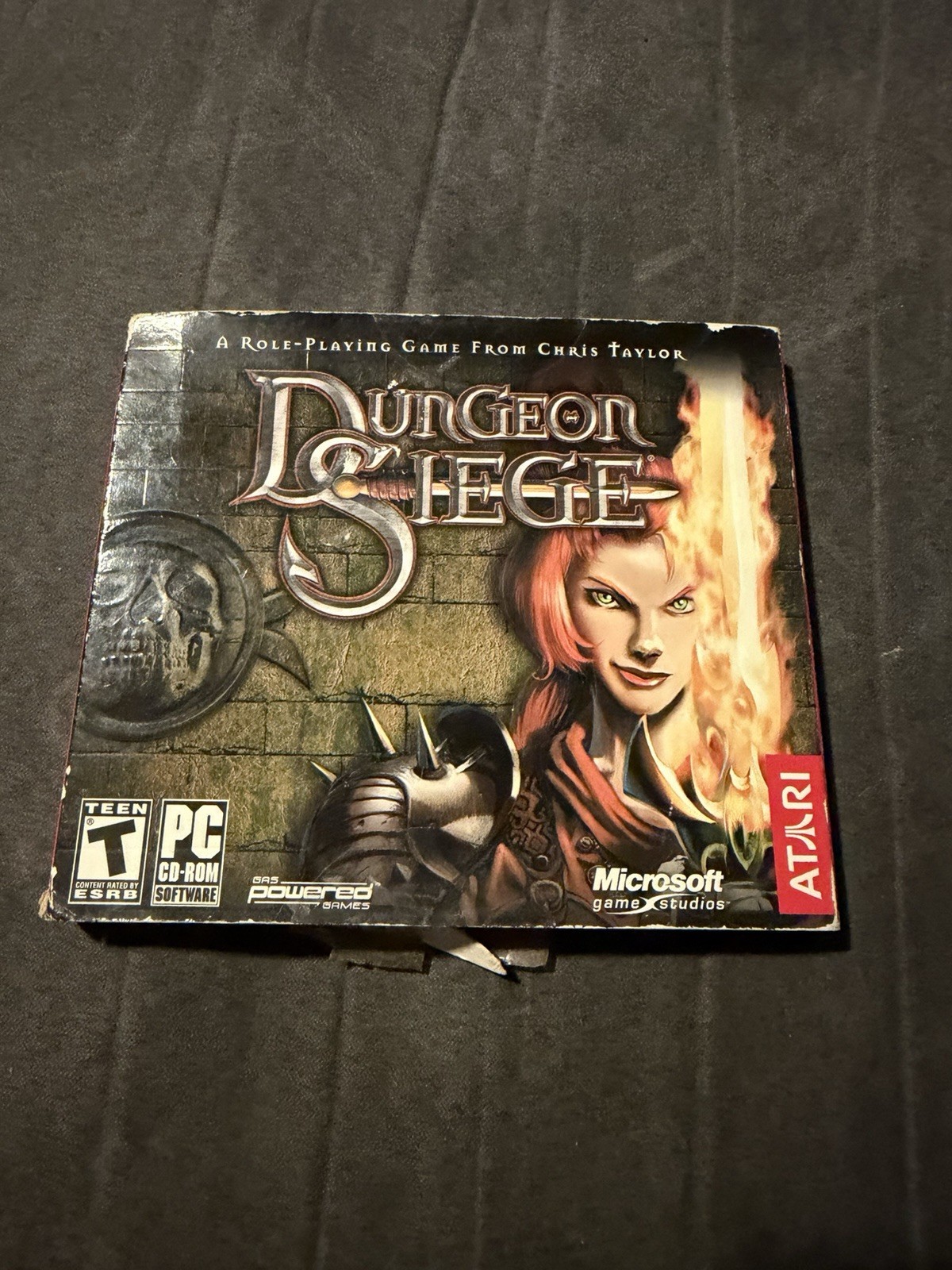 Dungeon Siege PC CD-ROM Big Box 2002 Atari RPG Complete w/ Slipcover, 2-Disc Set