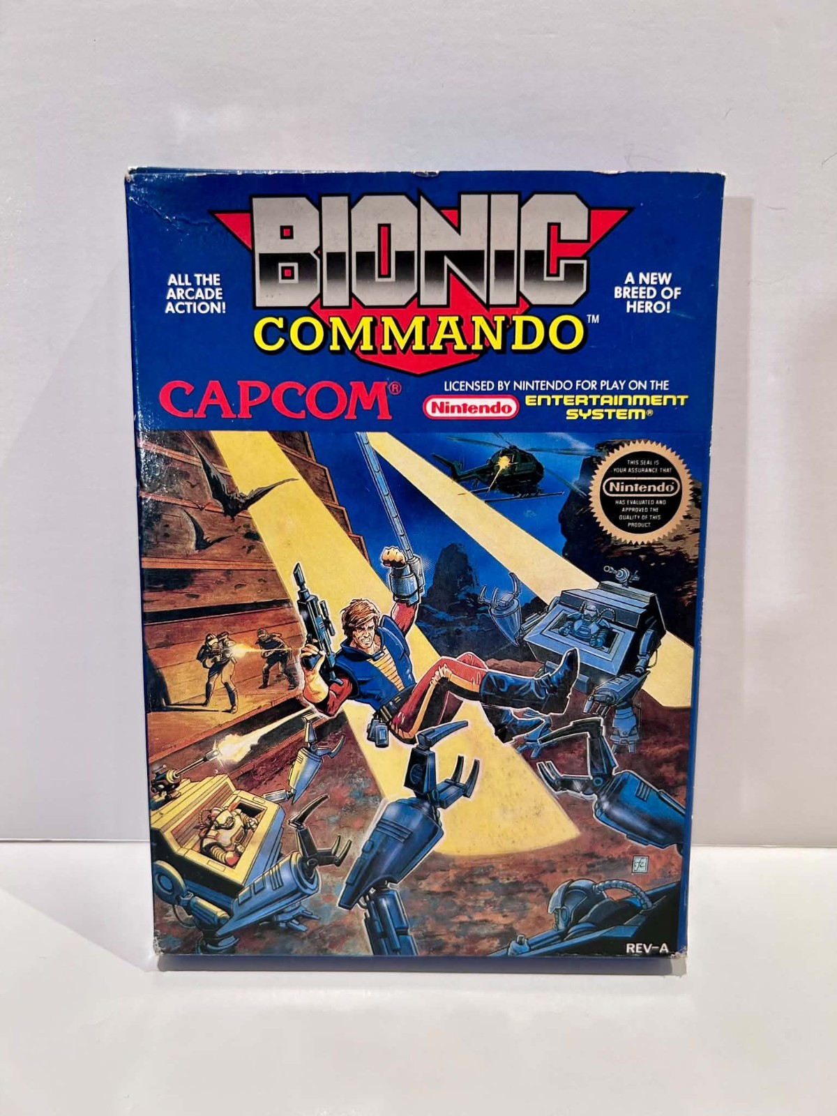 Bionic Commando NES CIB Complete Tested Working Nintendo