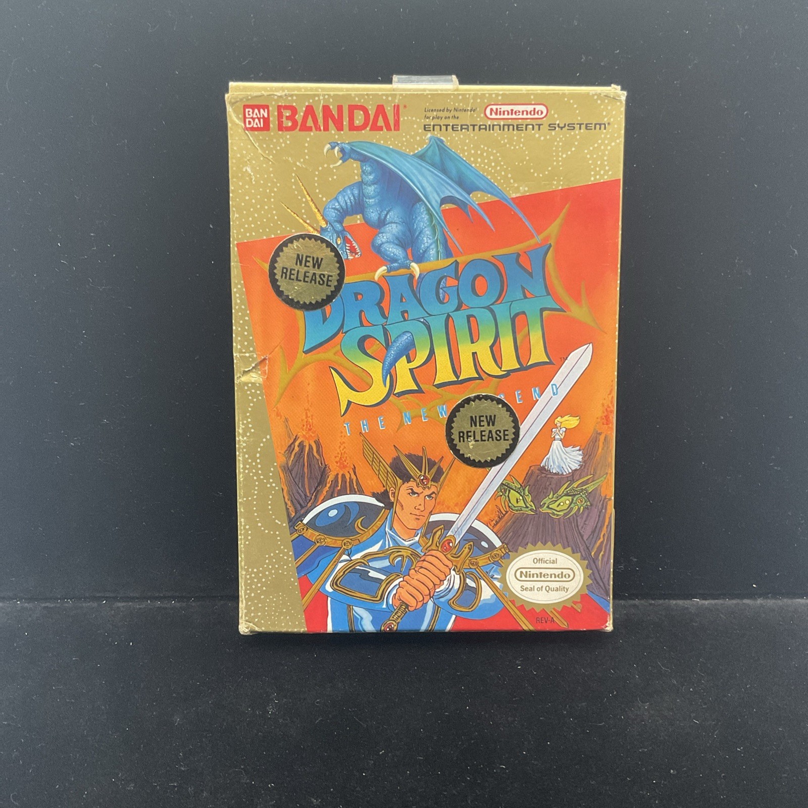Dragon Spirit: The New Legend (NES) Tested & Working Clean 1 YR Warranty