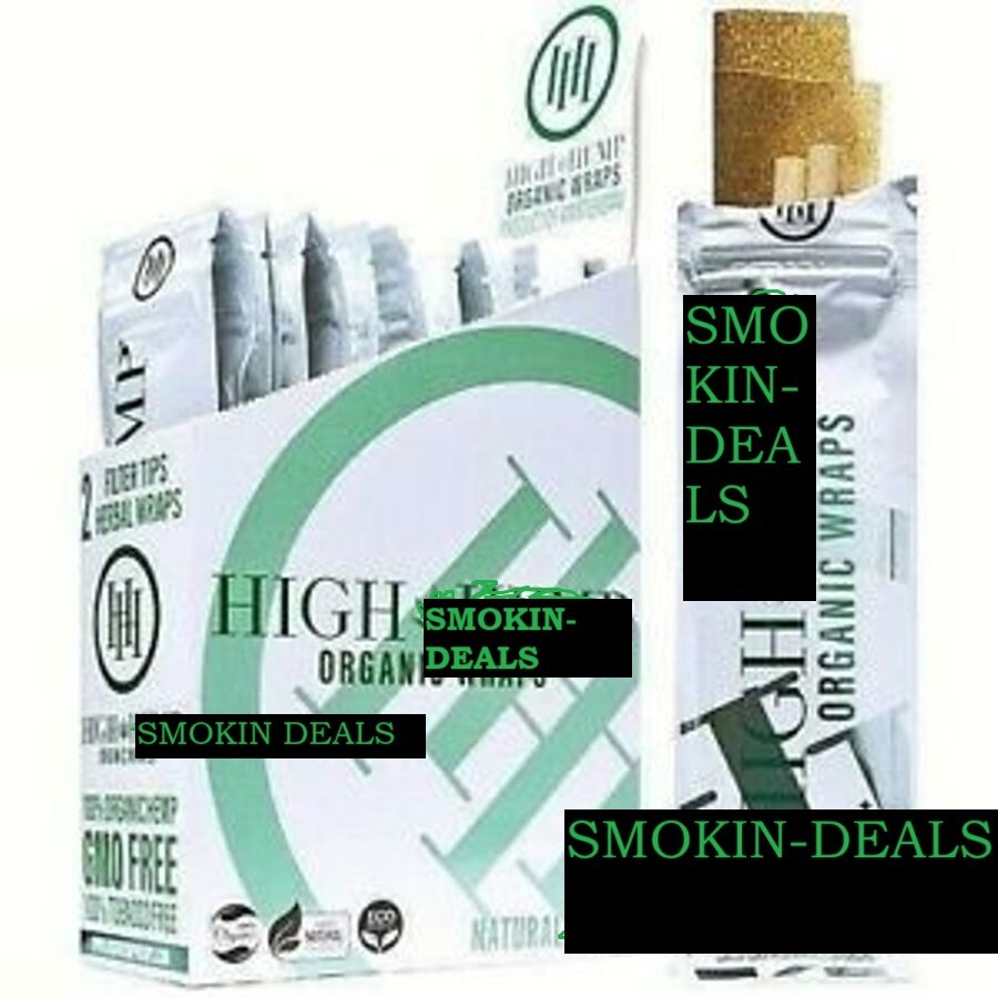 50 HIGH Quality  Herbal Organic  ORIGINAL Wrap 25 Pouch of 2 Each