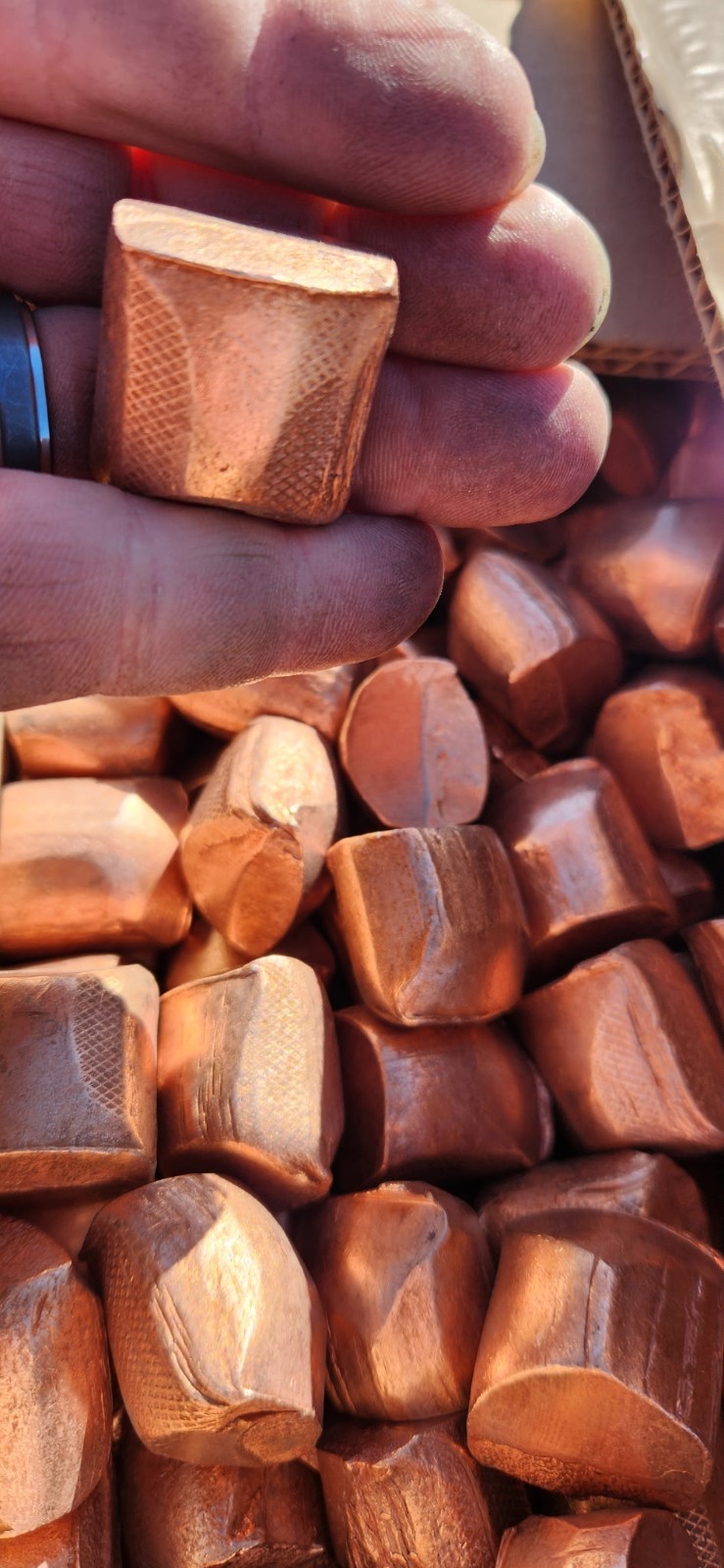 40 LB Box of Pure Copper Nuggets – .999% Pure Bullion Metal Pounds Lot