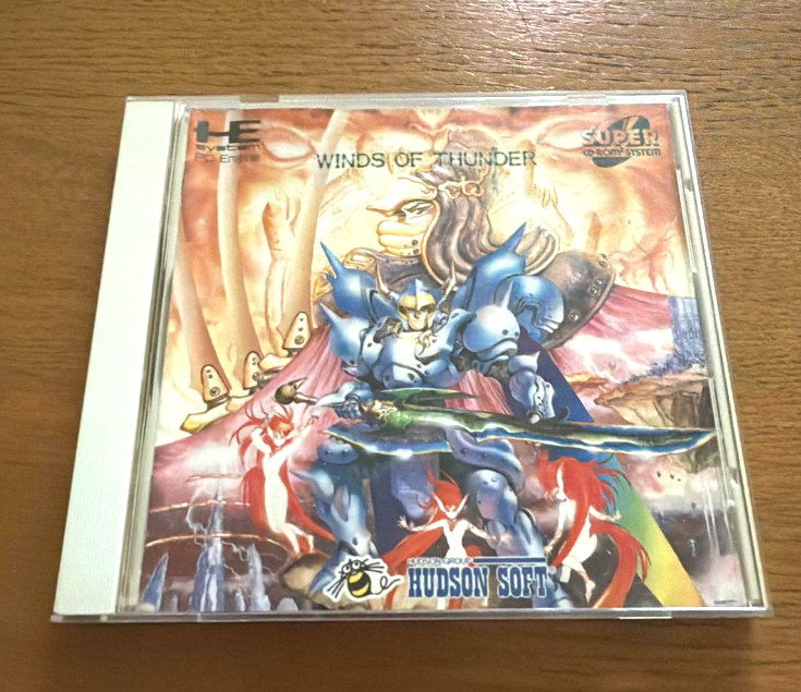 NEC PC Engine Super CD-ROM2 Winds of Thunder Hudson from Japan used