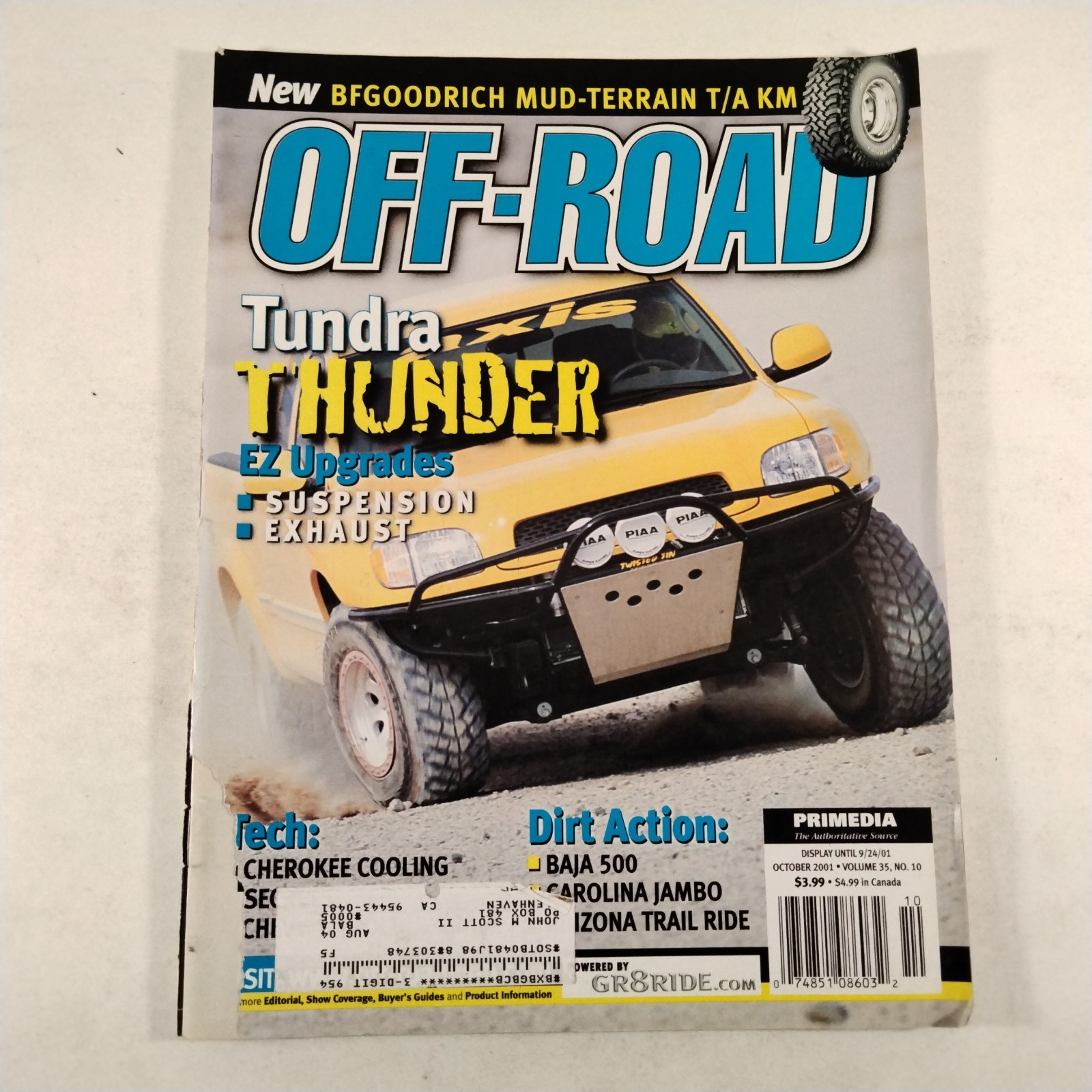 Off-road Magazine October 2001