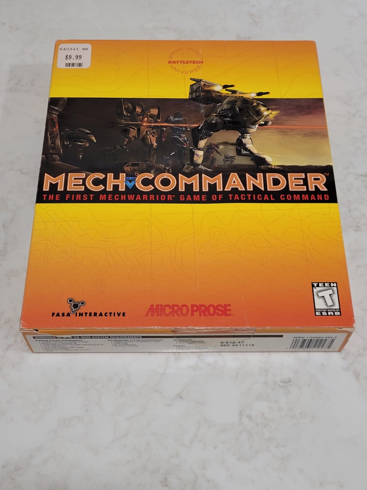 Mech Commander, 1998, Big Box, Vintage PC Game