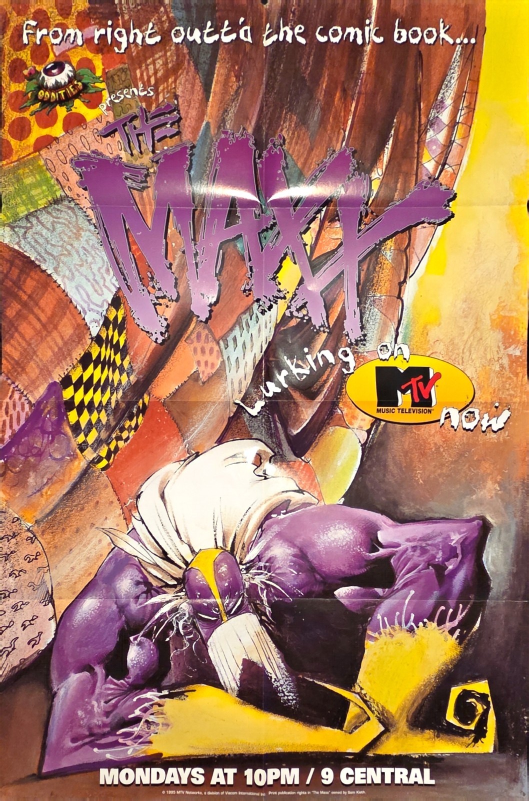 THE MAXX SAM KIETH 1995 MTV 22x34\