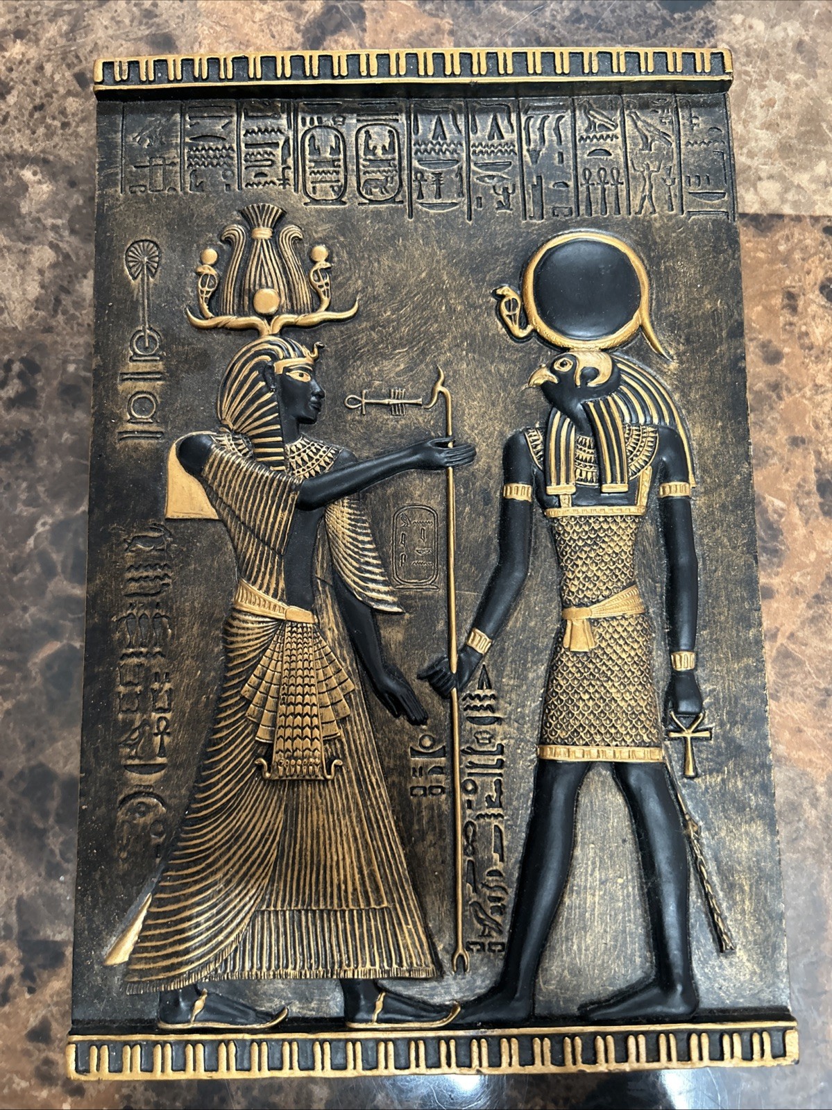 Veronese Design 3 Piece Egyptian Wall Plaques