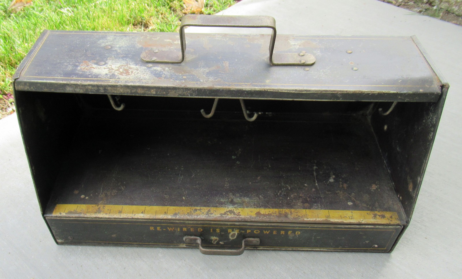 Vintage 1920s 1930s Packard Wiring Cable Tool Caddy Part Box Drawer Original Old