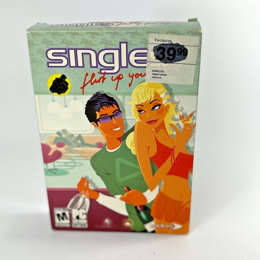 SINGLES Flirt Up Your Life PC CD-ROM  - Windows 2000/XP *Free Ship