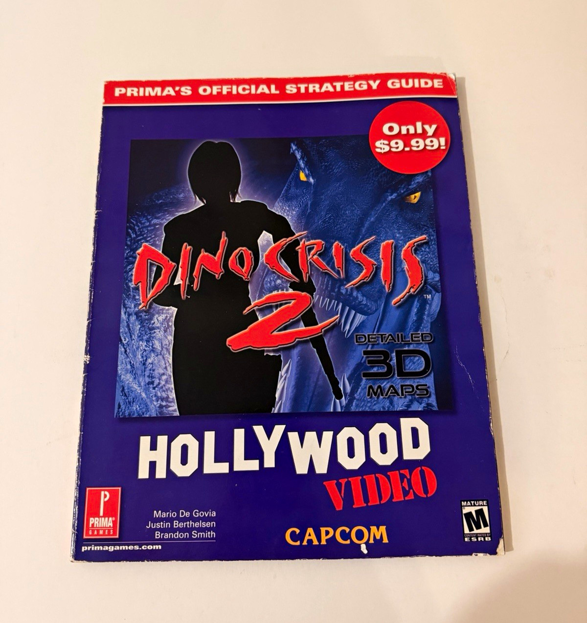 Prima Games Official Strategy Guide: Dino Crisis 2 w/ 3D Maps (2000)