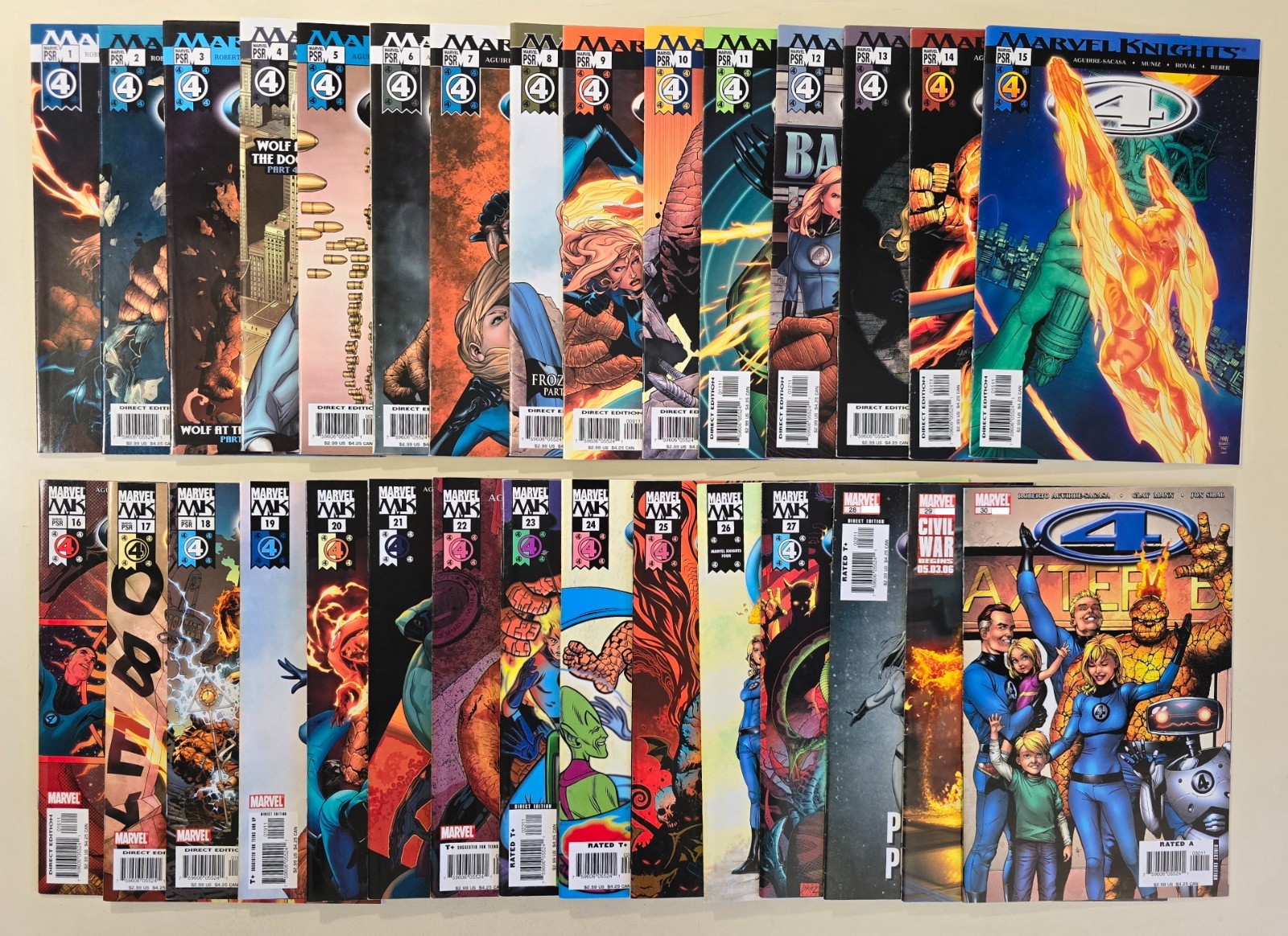 Fantastic Four Marvel Knights 4  #1-30, Complete 30 Issue Series (2004) Modern