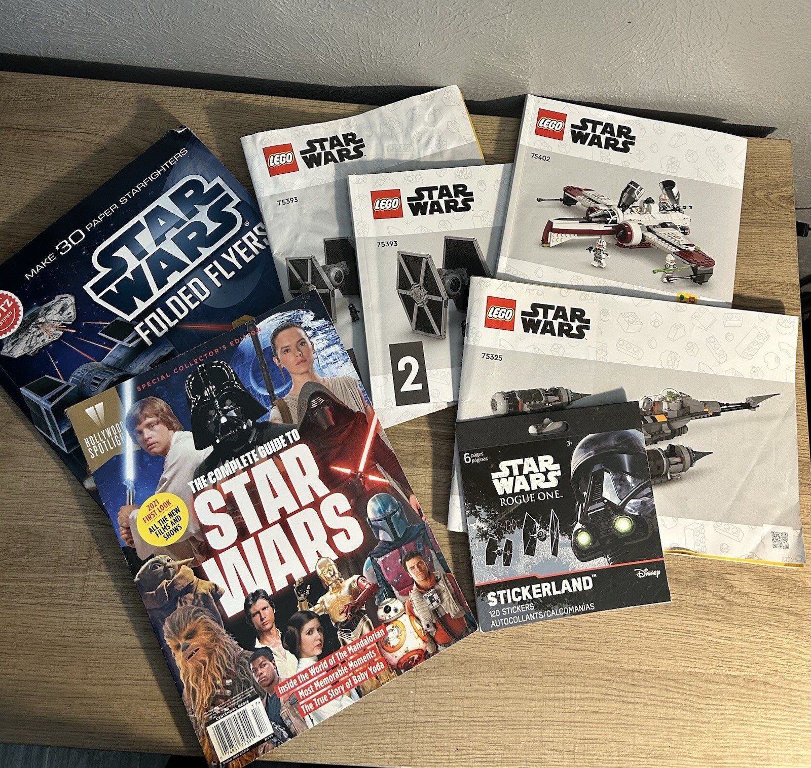 Star Wars Lego Instruction Manuals/Folded Flyers/Special Magazine Lot *Read
