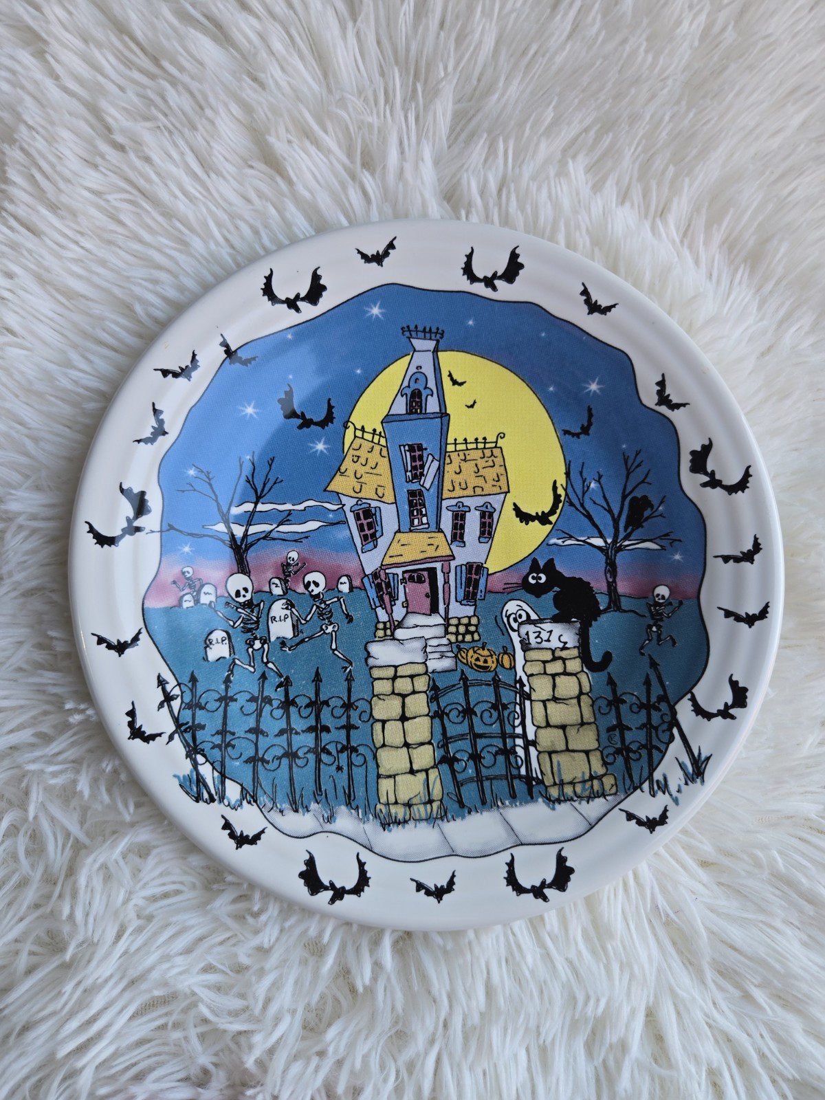 Homer Laughlin  Fiesta Halloween Night 9” Plate (1 Plate)