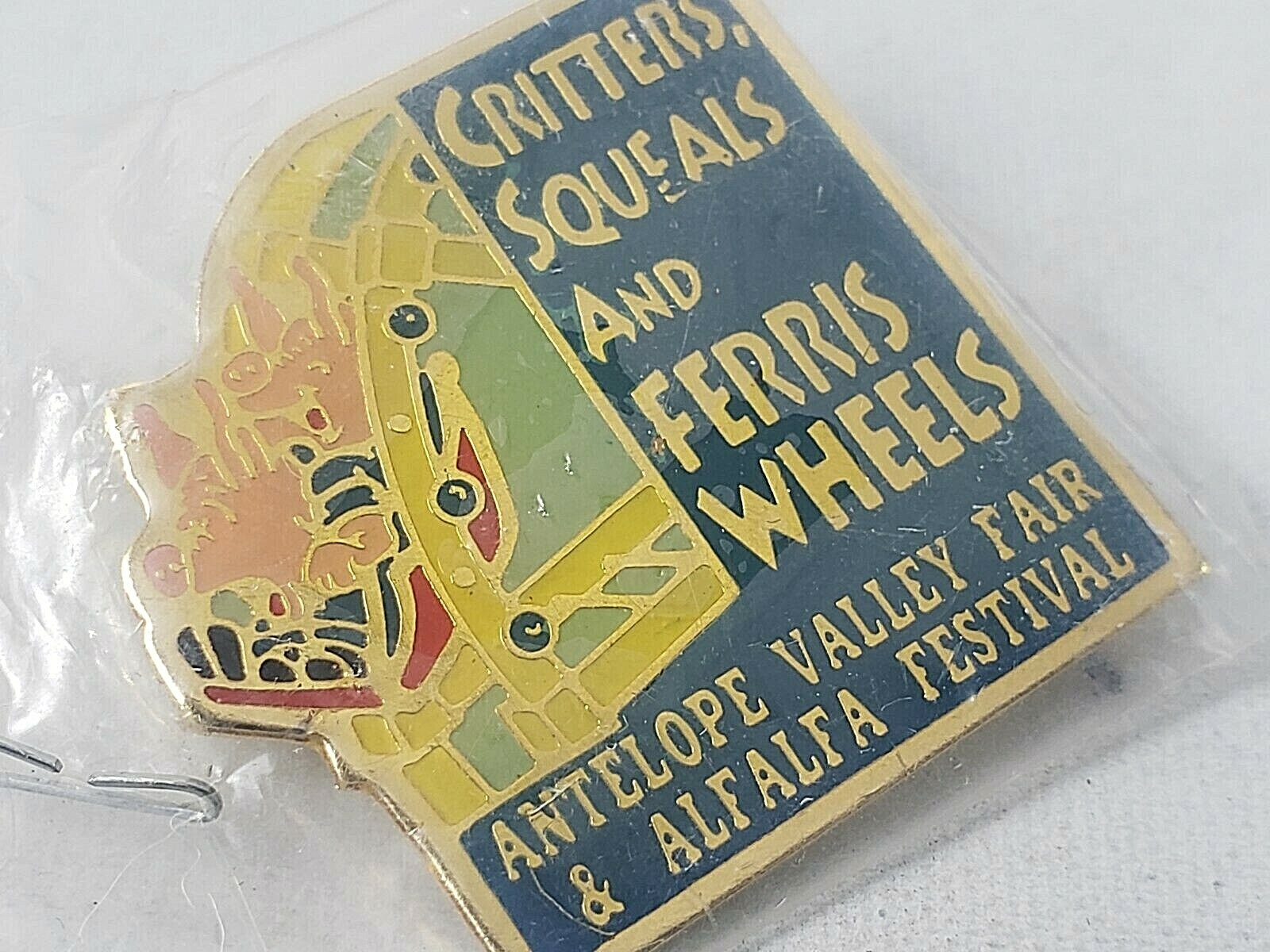 Vintage Collectible Pin: Antelope Valley Fair & Alfalfa Festival Ferris Wheels