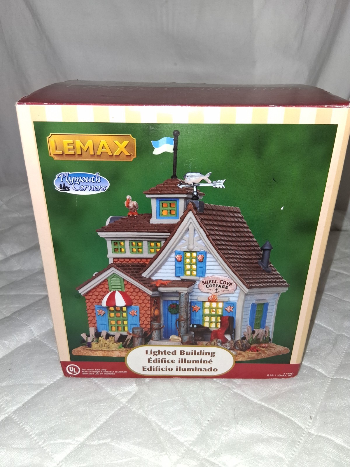 Lemax Shell Cove Cottage Plymouth Corners 15263 