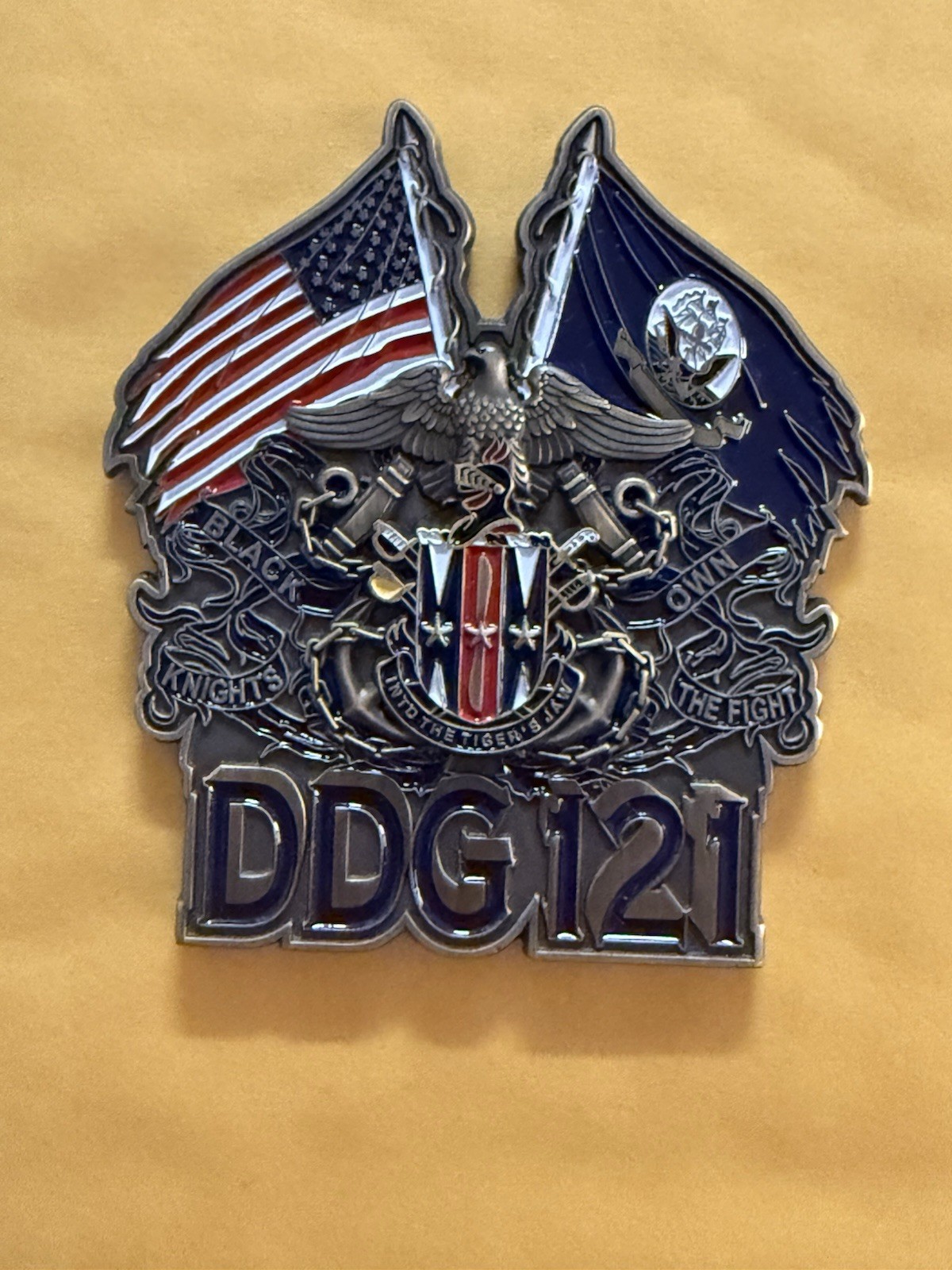 USS Frank E,Petersen Jr DDG 121 Ship’s Commission Challenge Coin