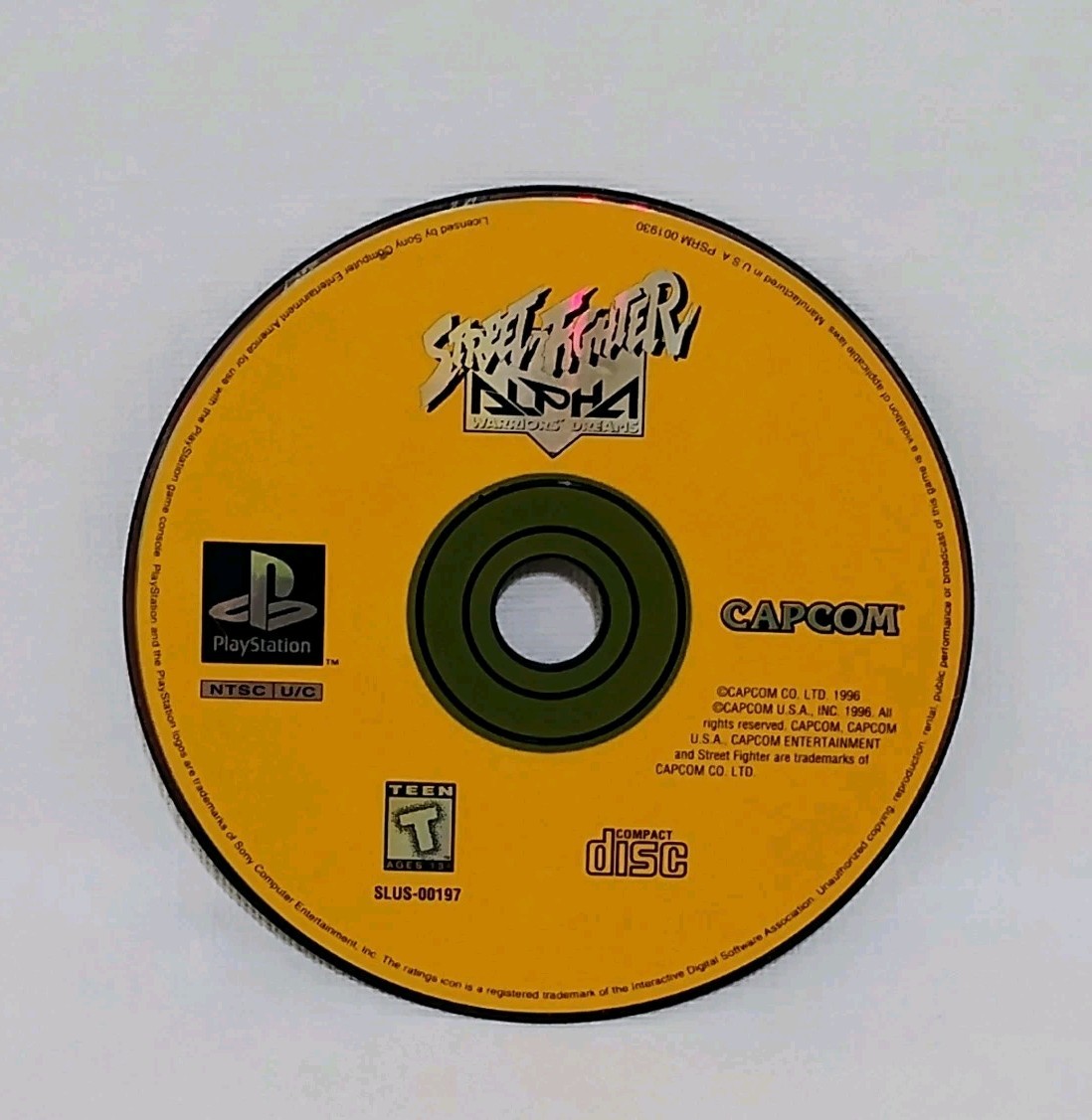 Sony PlayStation PS One Street Fighter Alpha Warriors\' Dreams-Disc Only
