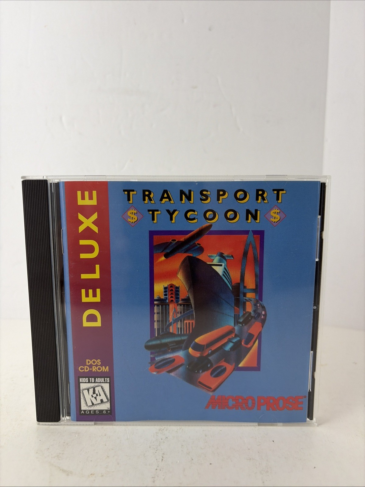 Transport TYCOON Deluxe DOS CD-ROM Complete w/ Manual – MicroProse Vintage PC