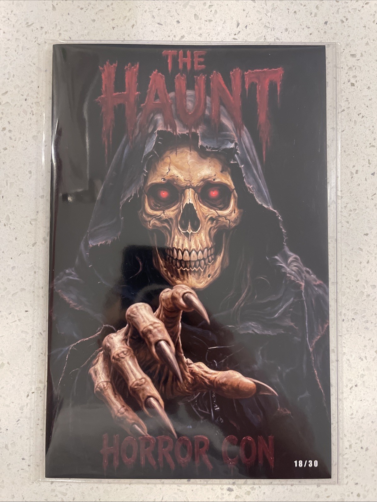 The Haunt Horror Con 2026. Critical Hits Comics . NM Signed Limited 18/30