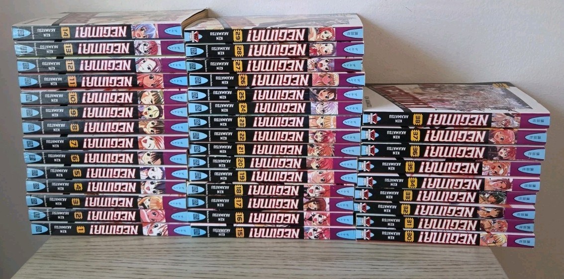 Negima Magister Negi Magi Manga Complete Set Volumes 1-38 by Ken Akamatsu