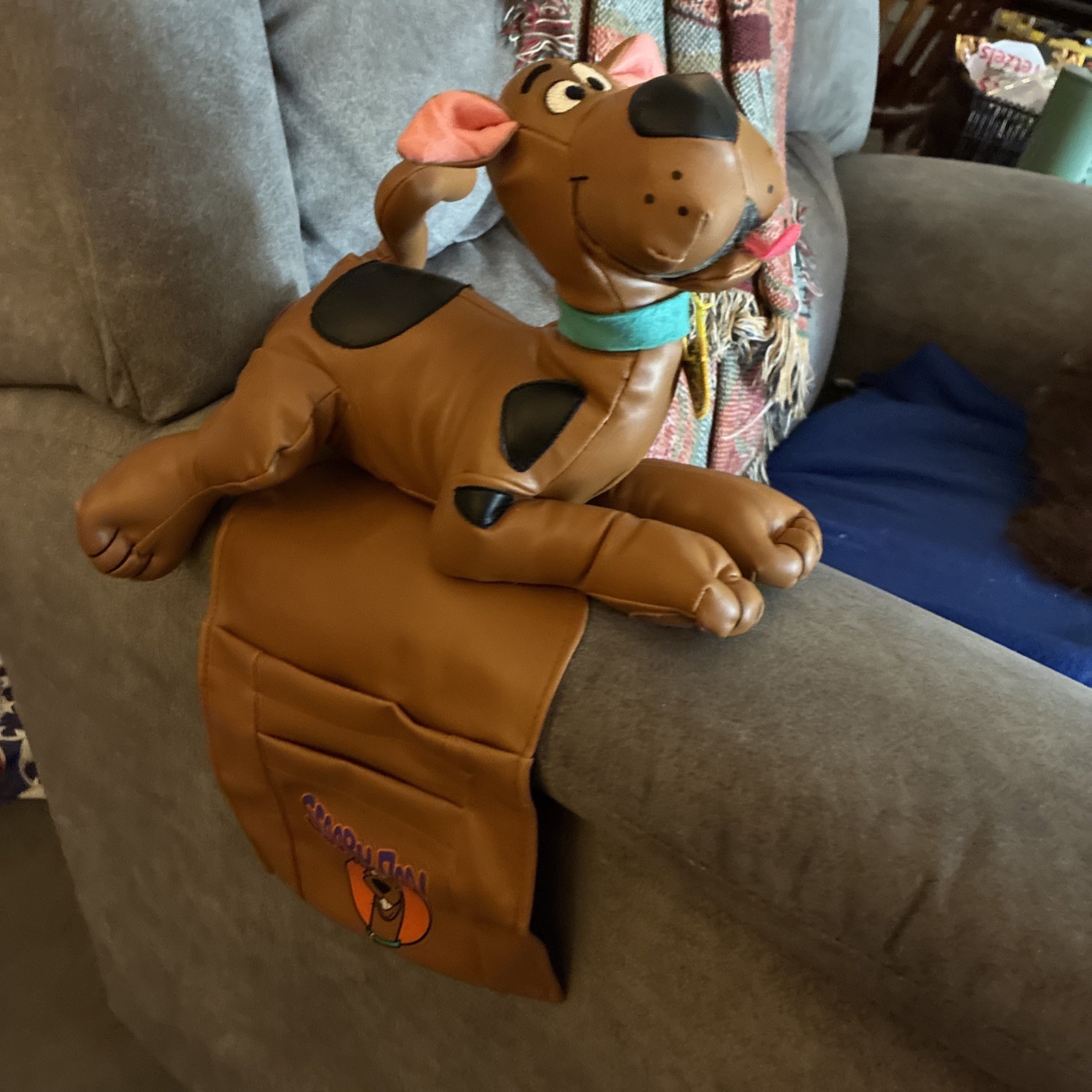 1998 Scooby Doo Weighted Couch Caddy Remote Control TV Organizer Vintage