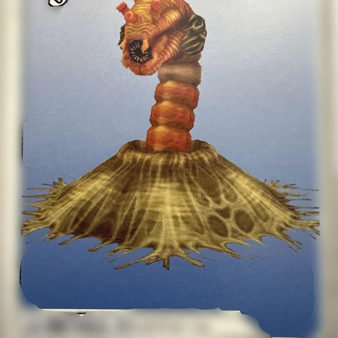 Final Fantasy VIII Triple Triad Abyss Worm Trading Card 1999 Rare Collectible