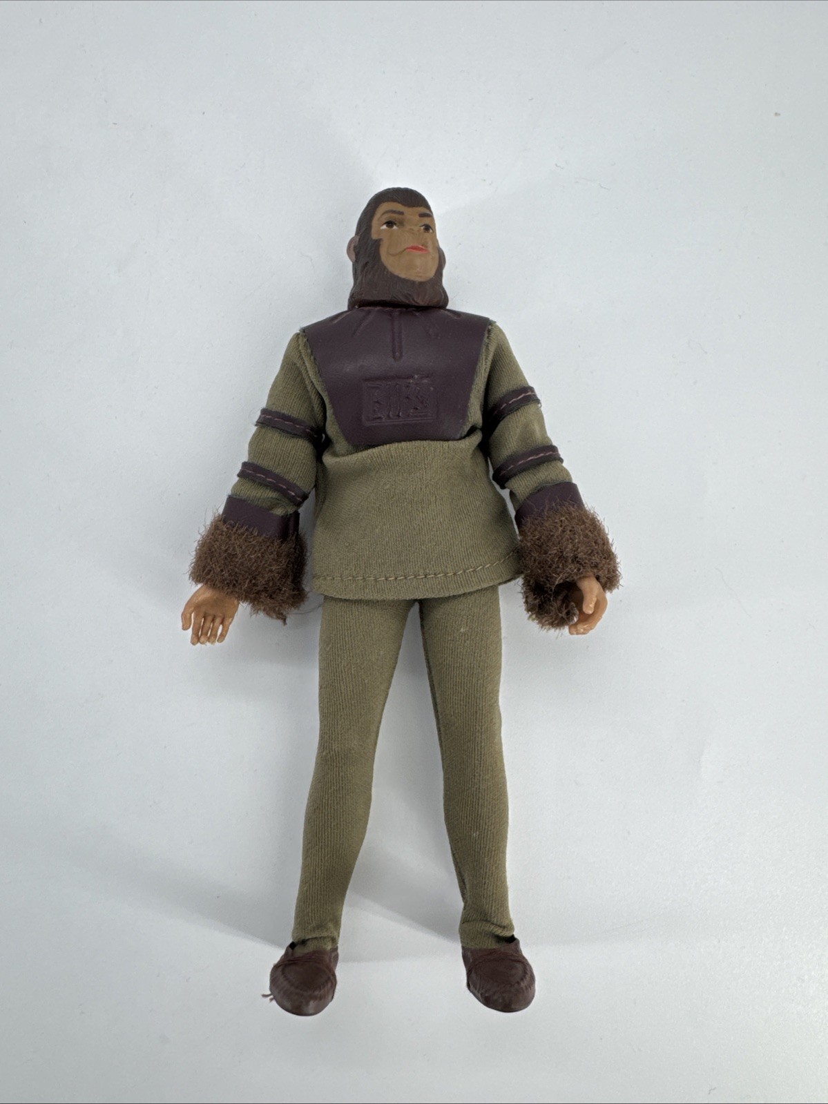 MEGO PLANET OF THE APES CORNELIUS / GALEN MAROON TUNIC 8” TYPE 1 1971
