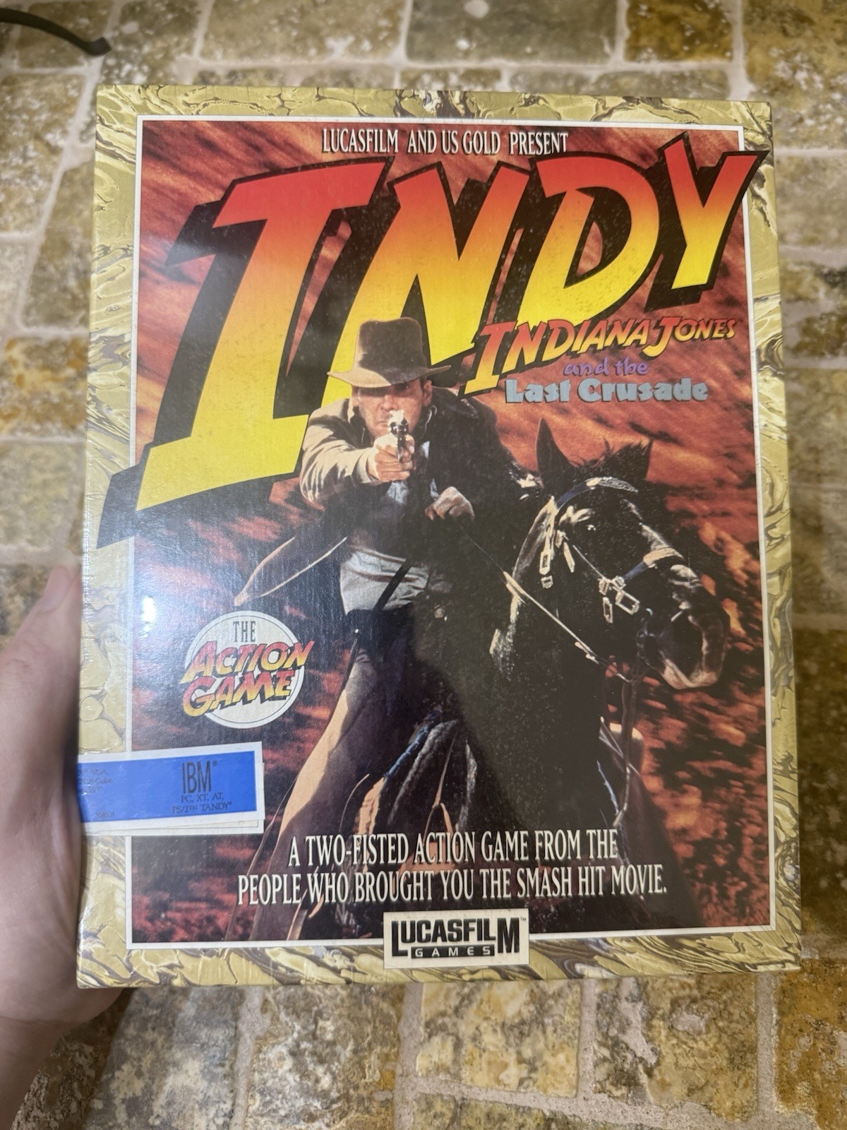 Indiana Jones and the Last Crusade Factory Sealed Lucas Arts Vintage 1989