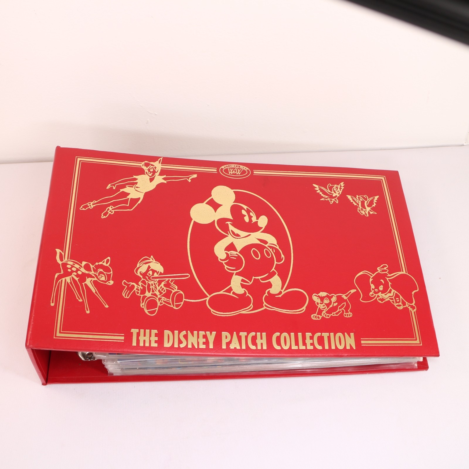Vintage Willabee & Ward Disney Patch Collection Binder Album USED 23 Patches
