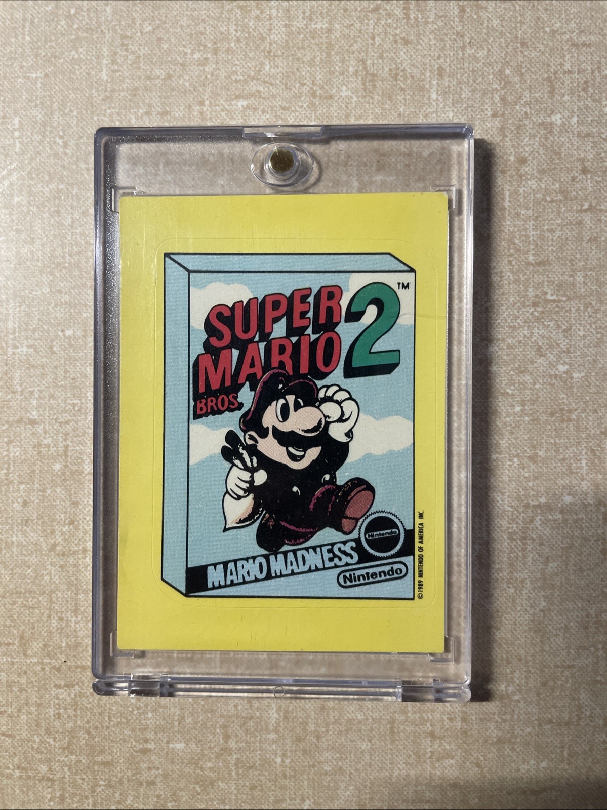 Super Mario Bros. 2 - 1989 Topps Nintendo #1