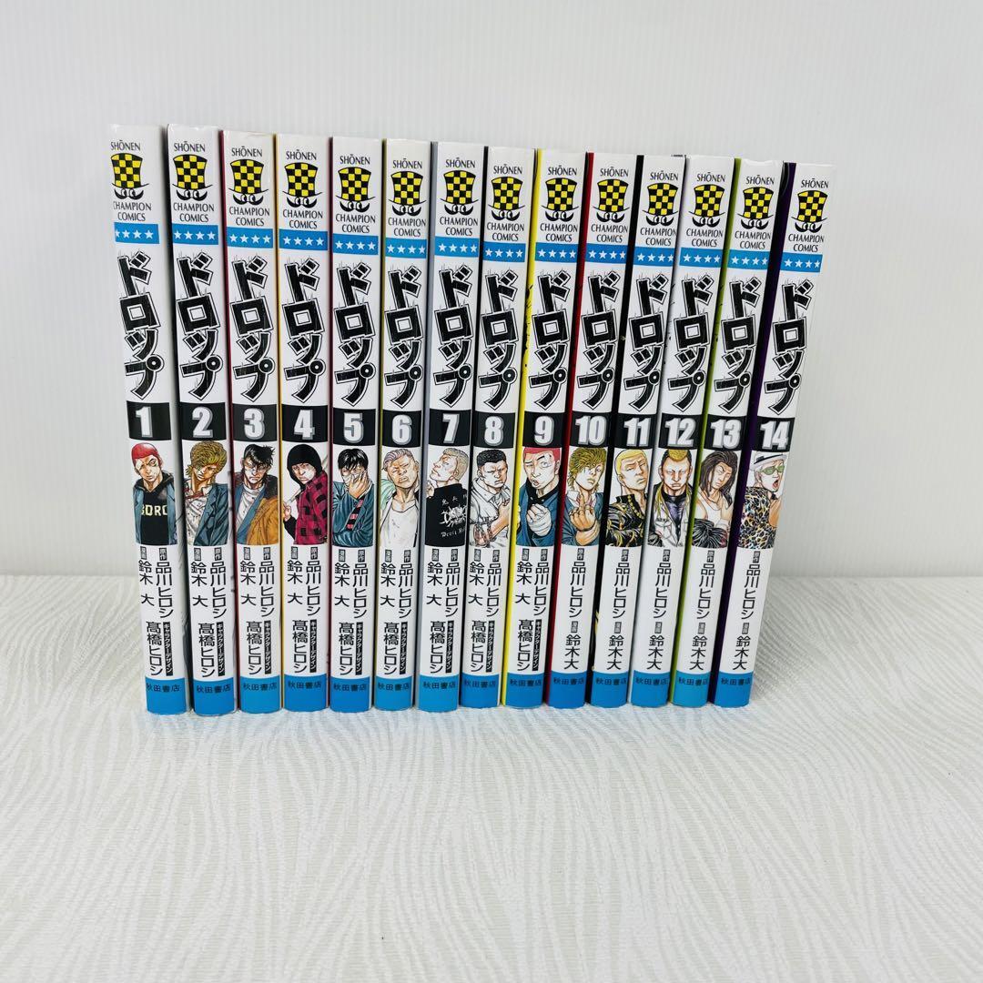 DROP  by Hiroshi Shinagawa Japanese Manga Comics Vol.1-14 Complete set from JP