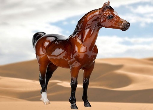 BREYER STABLEMATE CLUB SULTAN ARABIAN GLOSSY STALLION 2020 DAPPLE  BAY COAT NEW