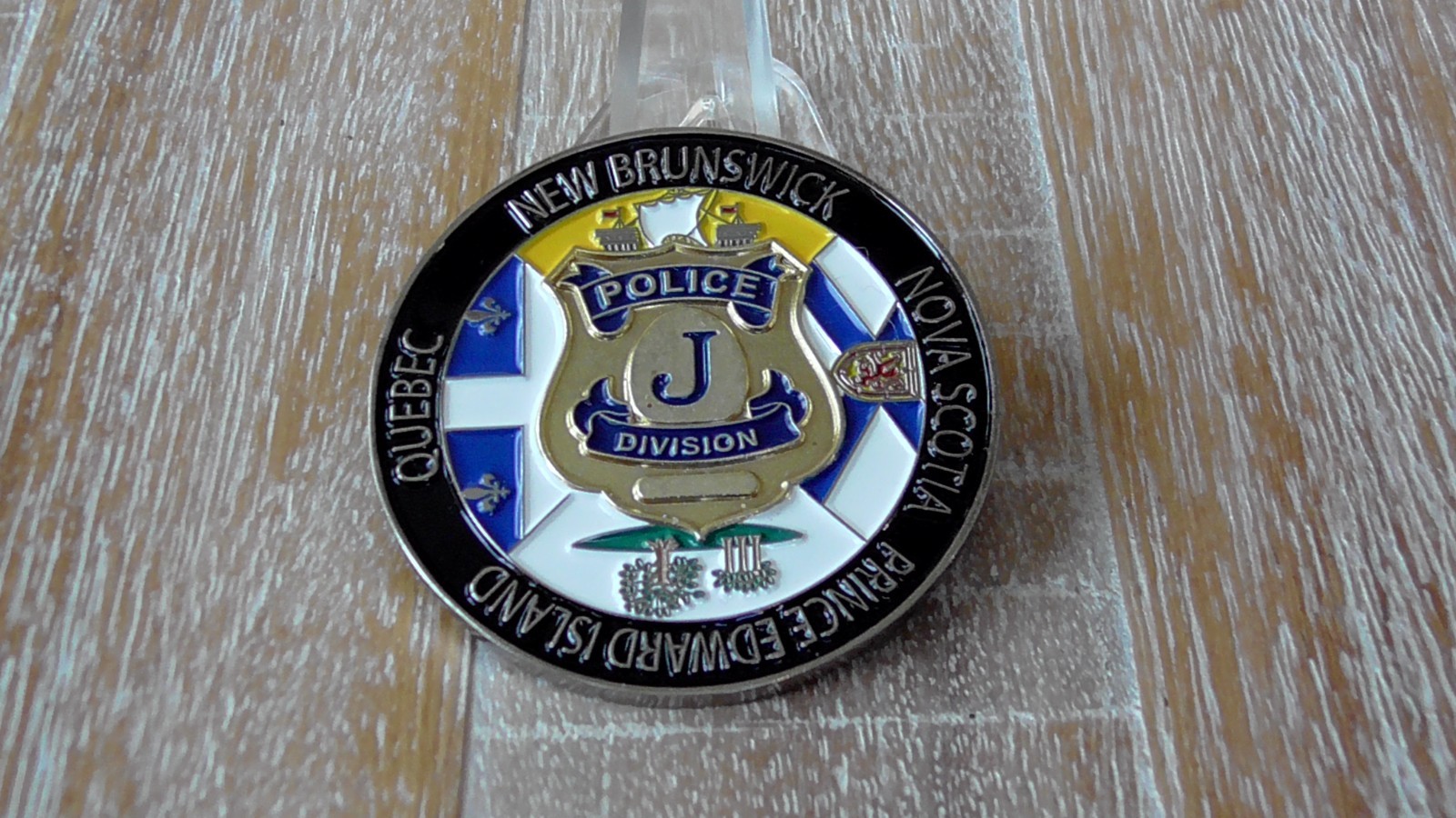 RCMP Royal Canadian Mounted Police Project Trinity Challenge Coin #G196