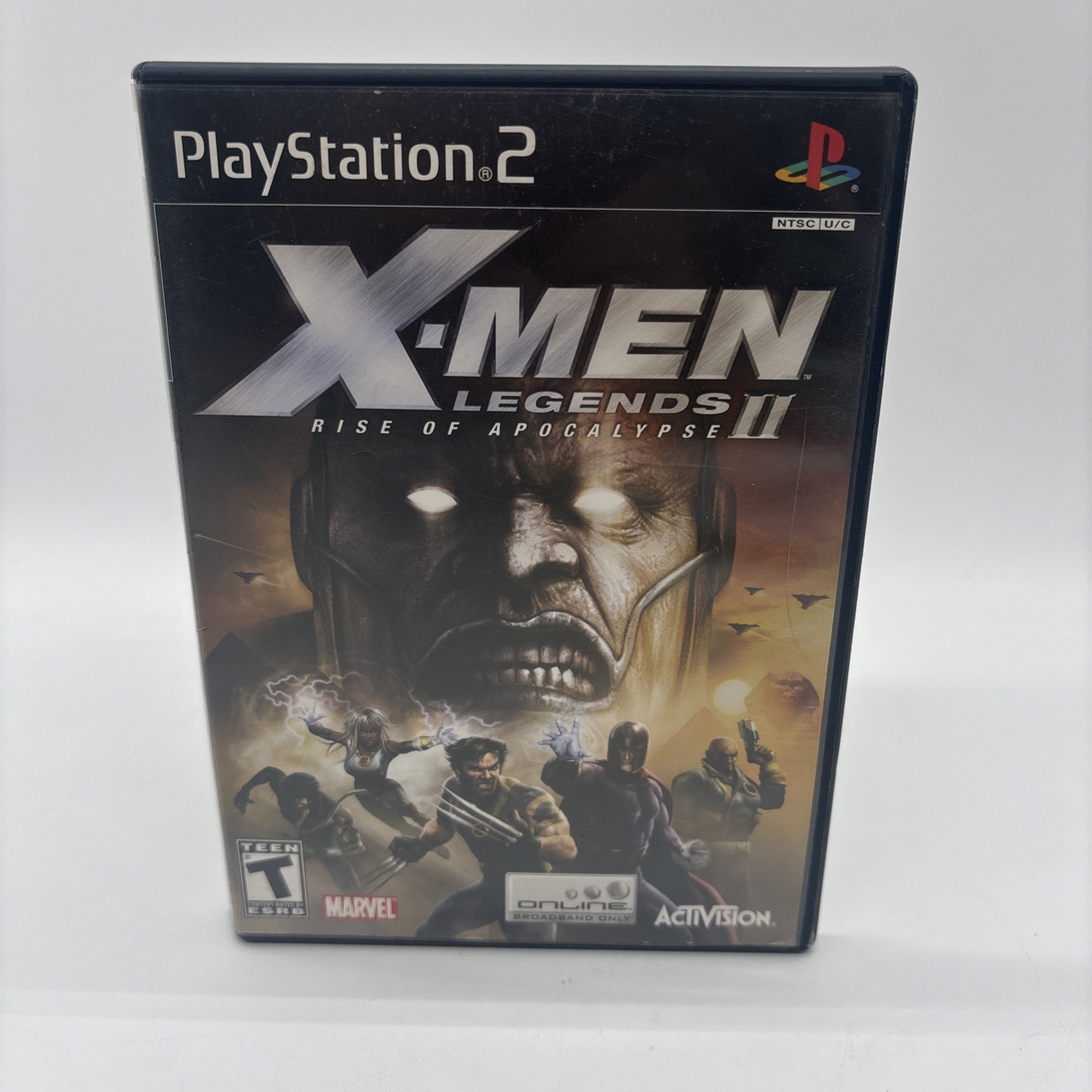 X-Men: Legends 2 Rise of Apocalypse Sony PlayStation 2 PS2 Black