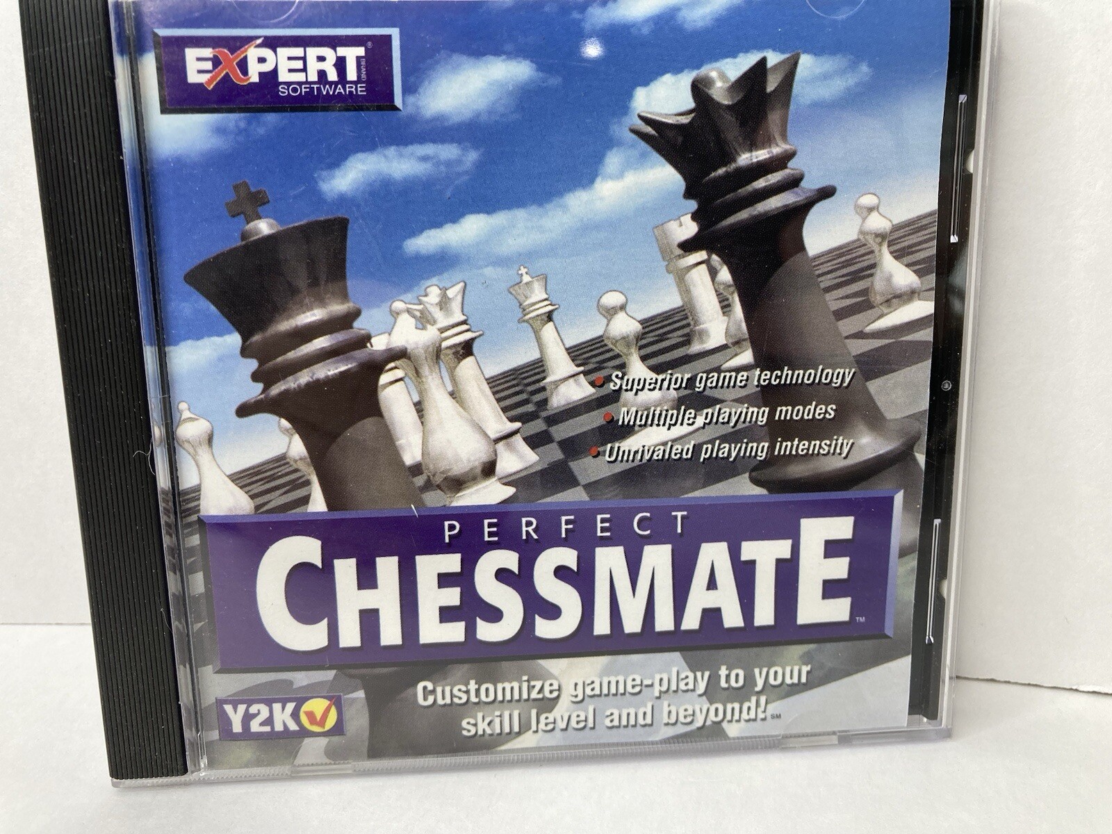 1999 Gunnar Games PERFECT CHESSMATE PC Customize Skill Level Multiple Modes
