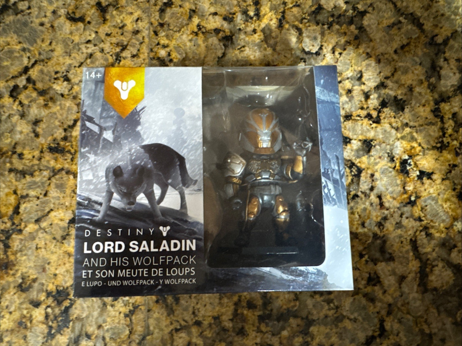 Destiny Lord Saladin Iron Banner Iron Wolf Pack Action Figure Set Bungie NEW