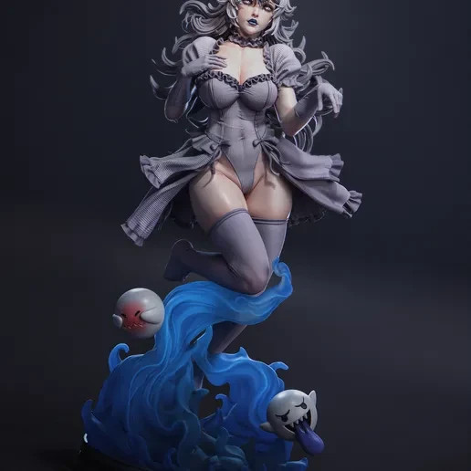 Boosette Resin Sculpture 1:6 Scale Unpainted Halloween Garage Kit Abe3D