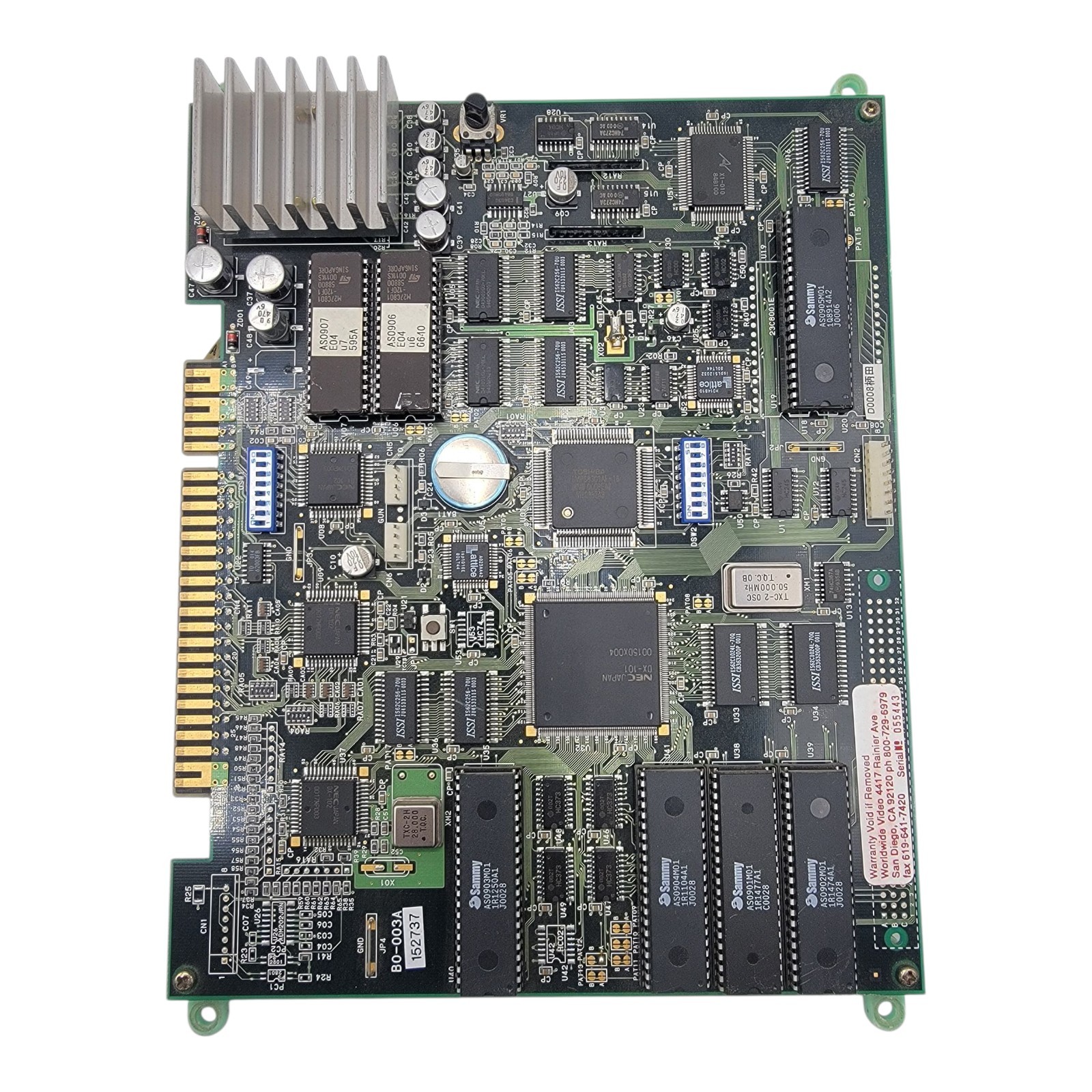 Vintage Deer Hunting USA Arcade Game PCB Board B0-003A Sammy - TESTED AND WORKS