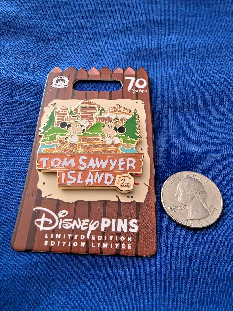 Tom Sawyer Island 70th Anniversary DISNEY PIN